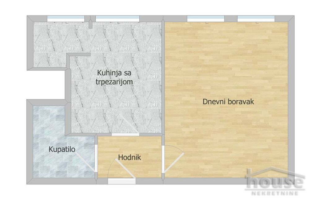 Stan,NOVI SAD,CENTAR 37m2,112270€ , ID: 1060773 11