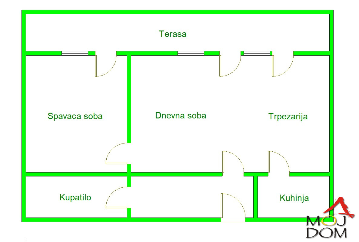 Stan,NOVI SAD,JUGOVIĆEVO,kv: 66, € 144200, ID: 1027793 18