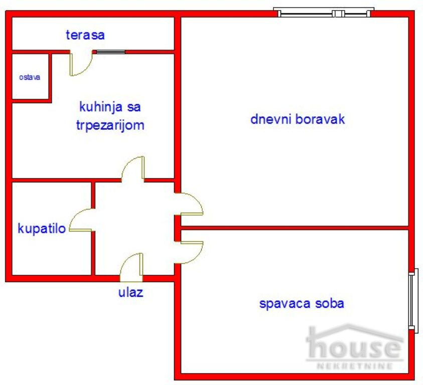 Stan,NOVI SAD,DETELINARA 46m2,115000€ , ID: 1060906 2
