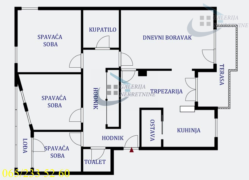 Novi Beograd  Blok 62   Dušana Vukasovića 117m2 3