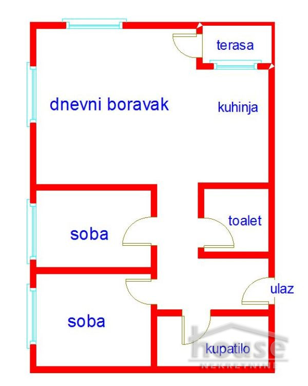 Stan,NOVI SAD,SALAJKA 63m2,170300€ , ID: 1061089 2