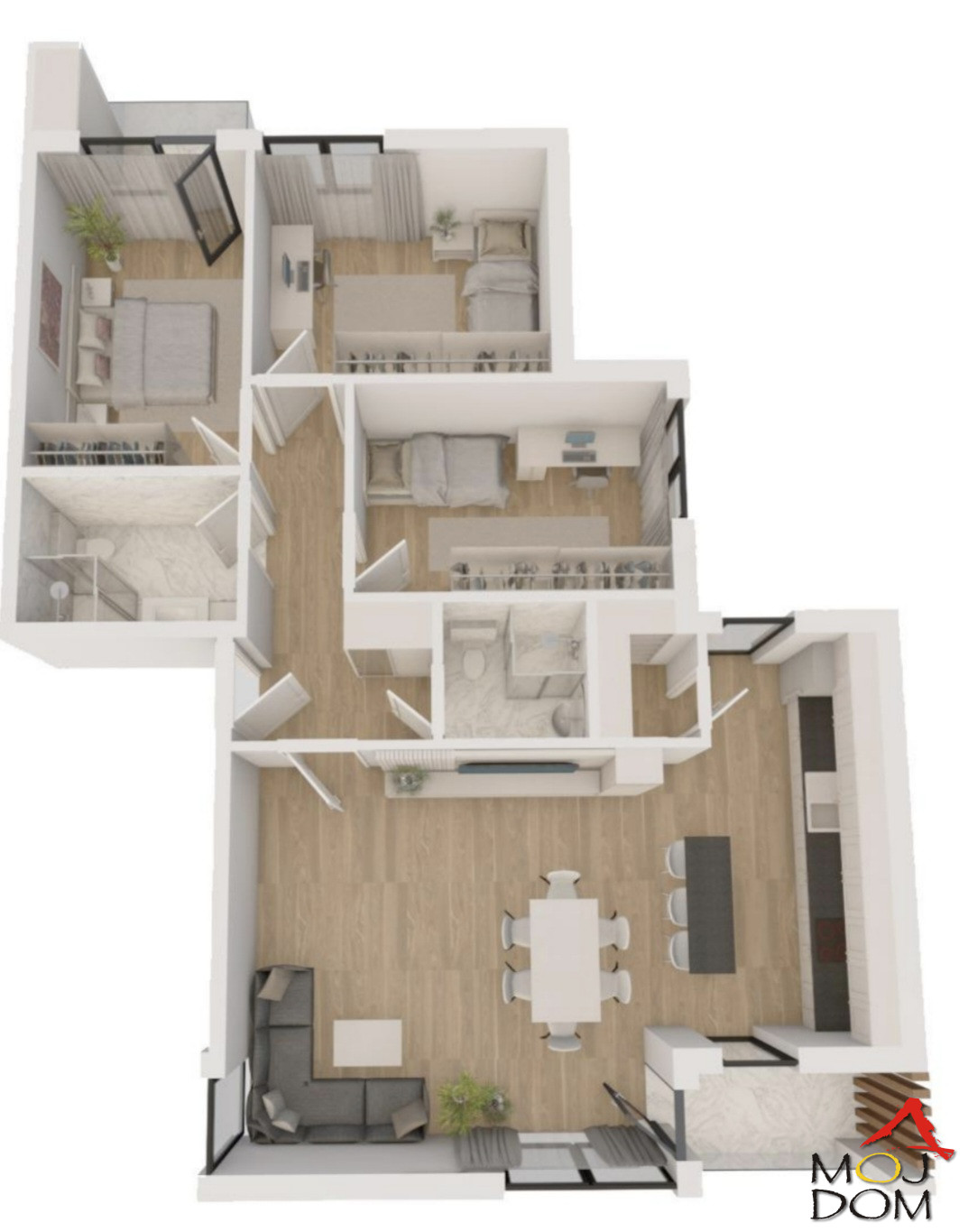 Stan,SREMSKA KAMENICA,TATARSKO BRDO,kv: 99, € 295000, ID: 1028016 6