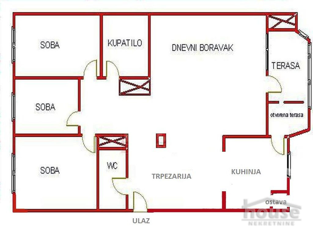 Stan,NOVI SAD,GRBAVICA 93m2,267800€ , ID: 1060412 22