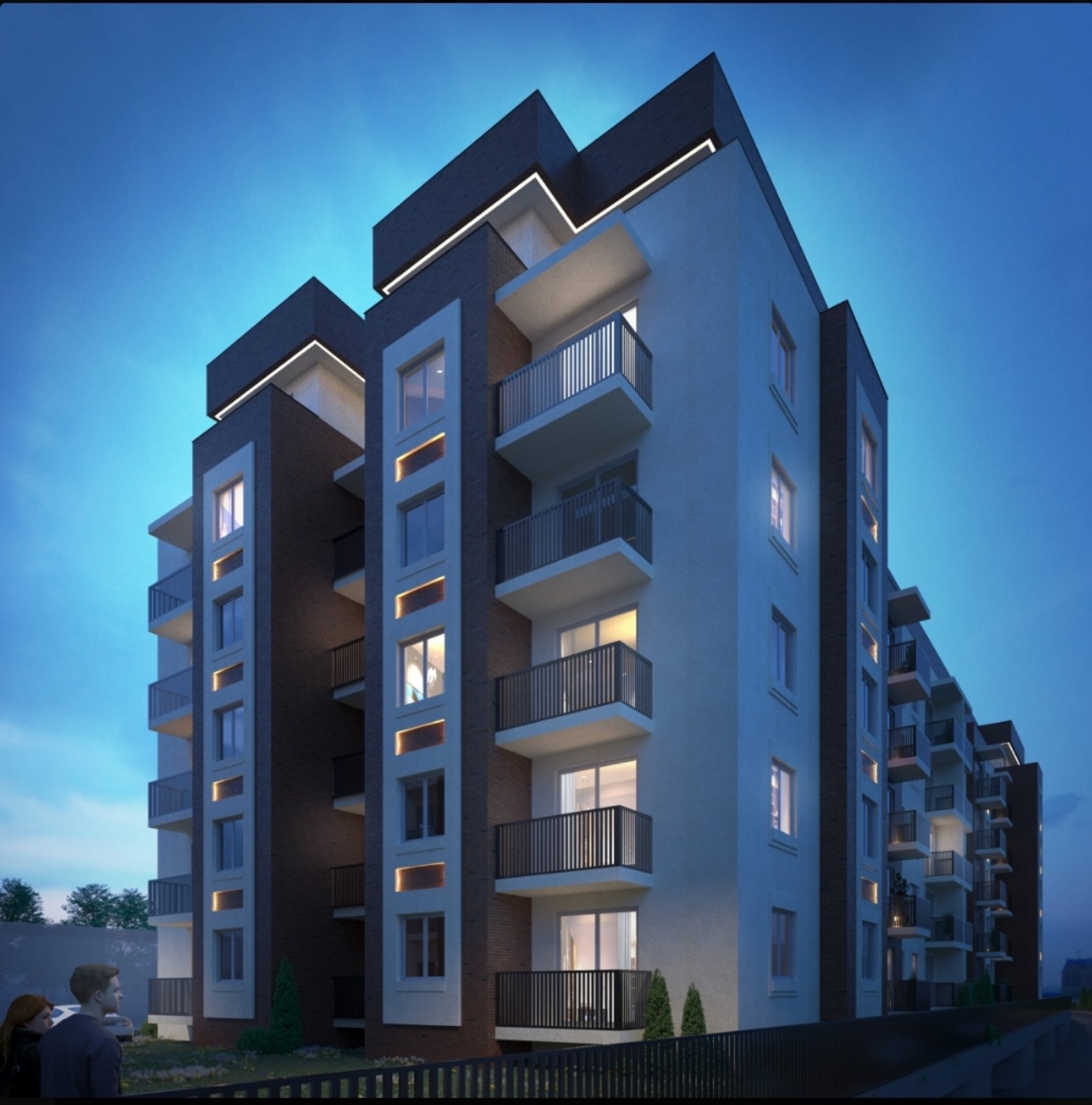 Stara Pazova dvosoban stan novogradnja 2