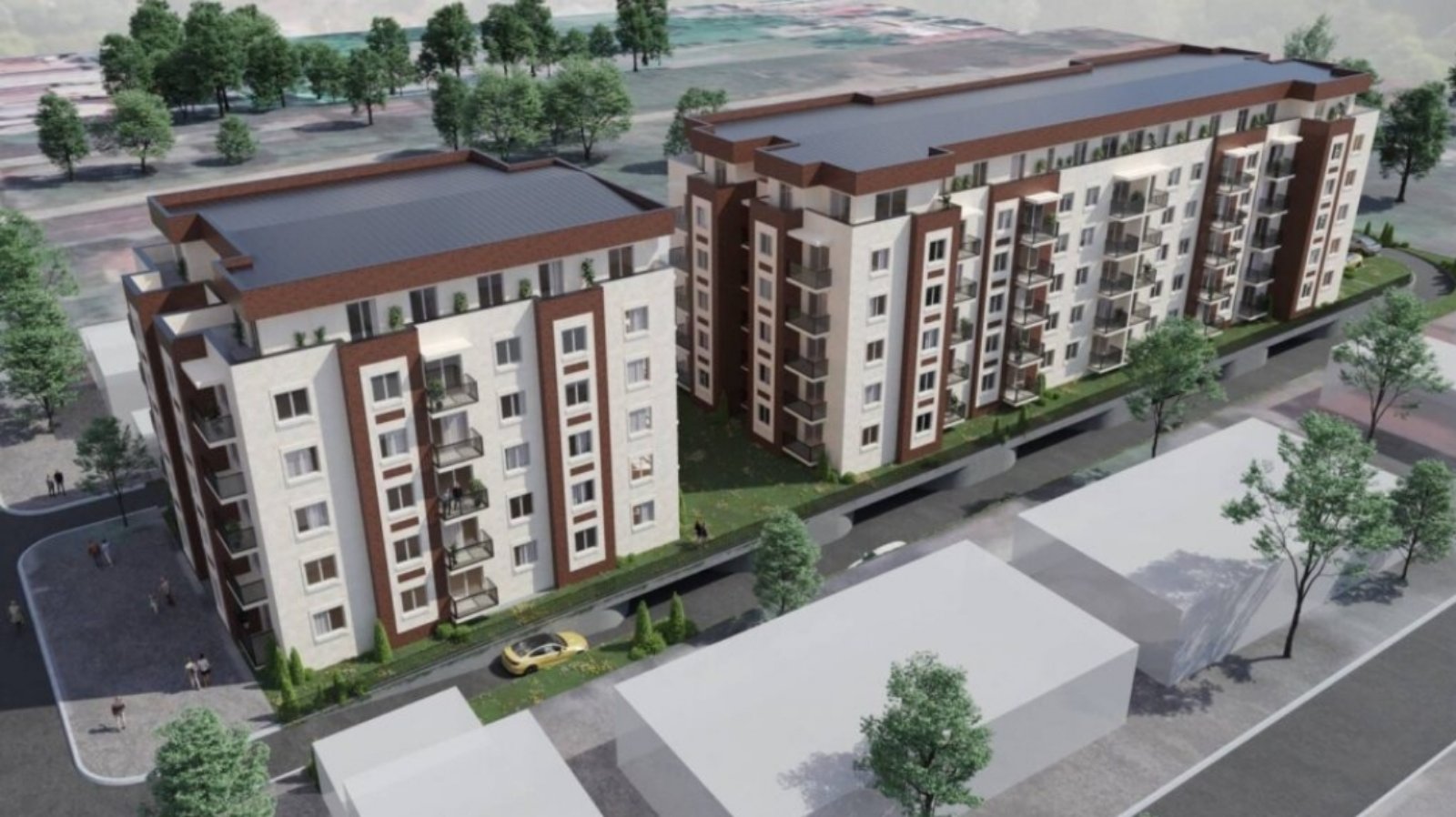 Stara Pazova dvosoban stan novogradnja 3