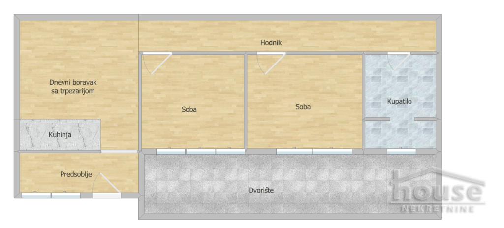 Stan,NOVI SAD,GRBAVICA 70m2,123600€ , ID: 1061185 17