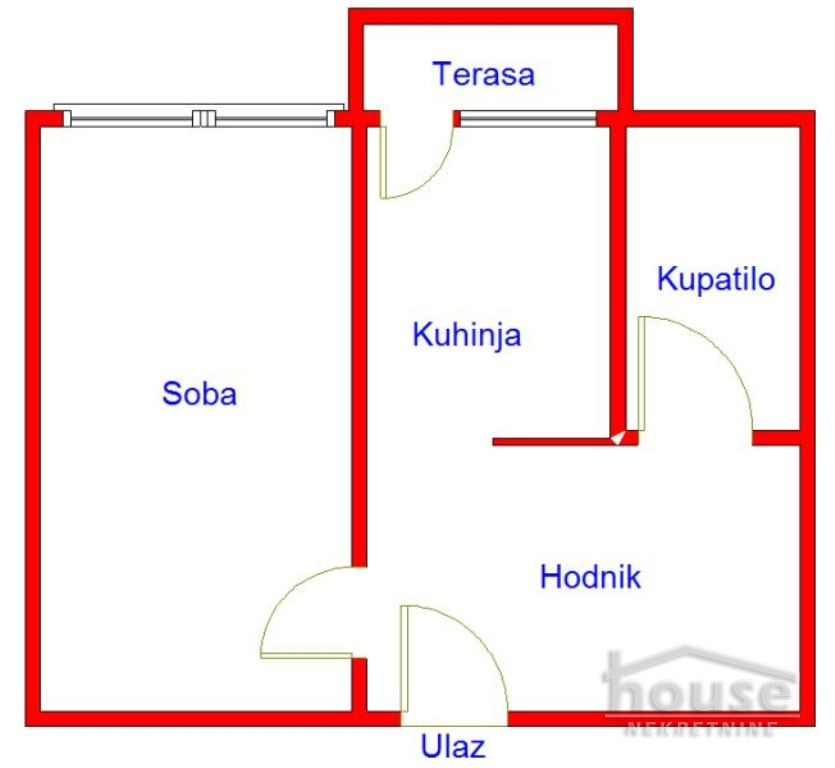 Stan,NOVI SAD,SAJAM 37m2,89610€ , ID: 1061201 2