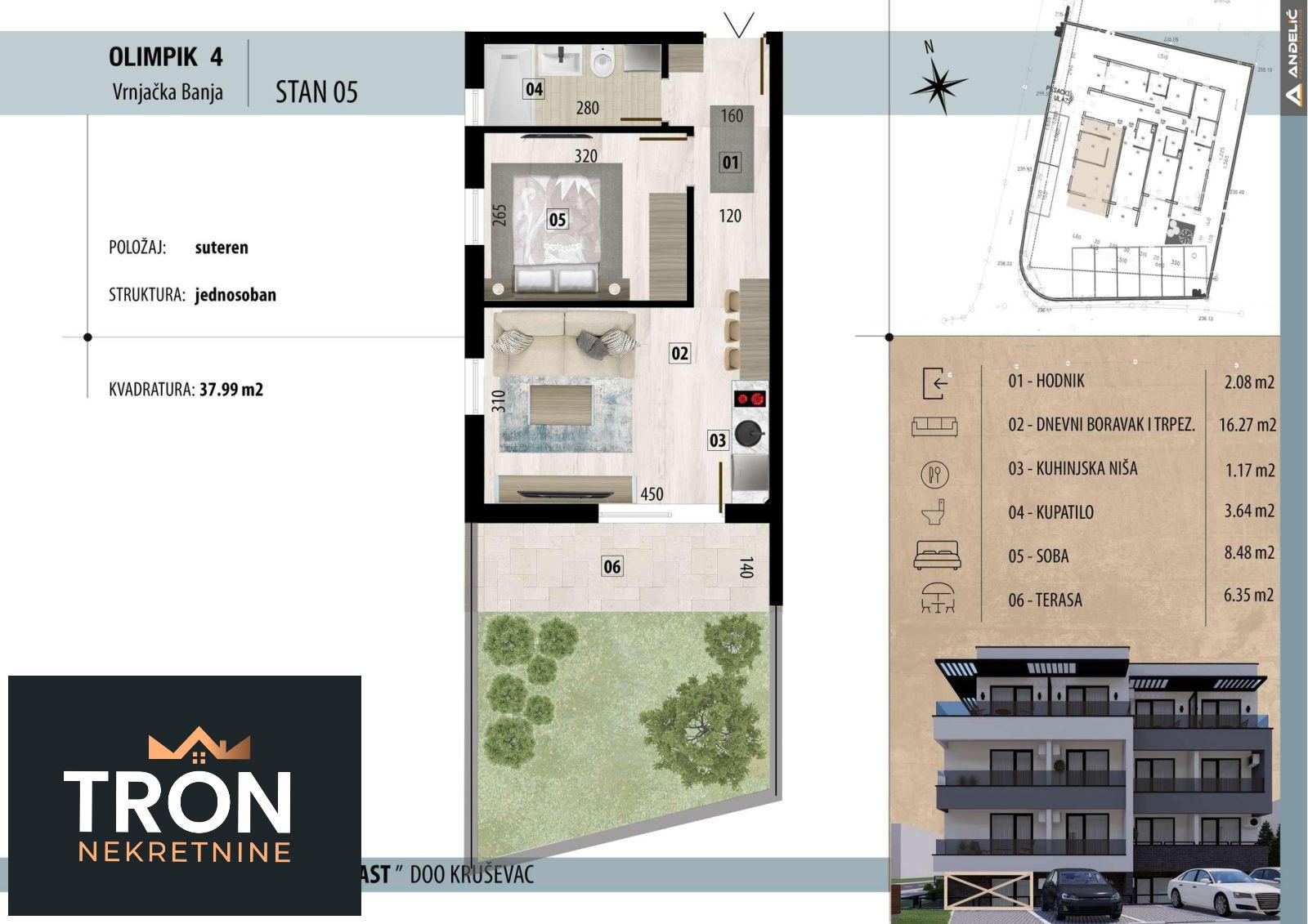 Stanovi u izgradnji  na Raju 37 87m2 2