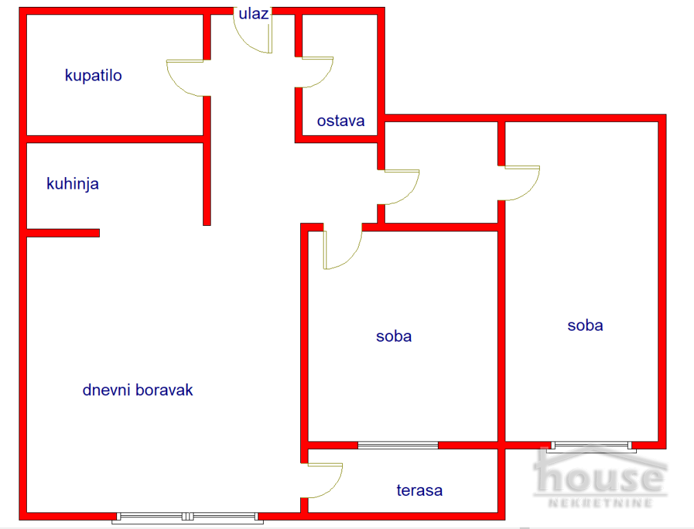 Stan,NOVI SAD,BULEVAR 65m2,185400€ , ID: 1061235 2