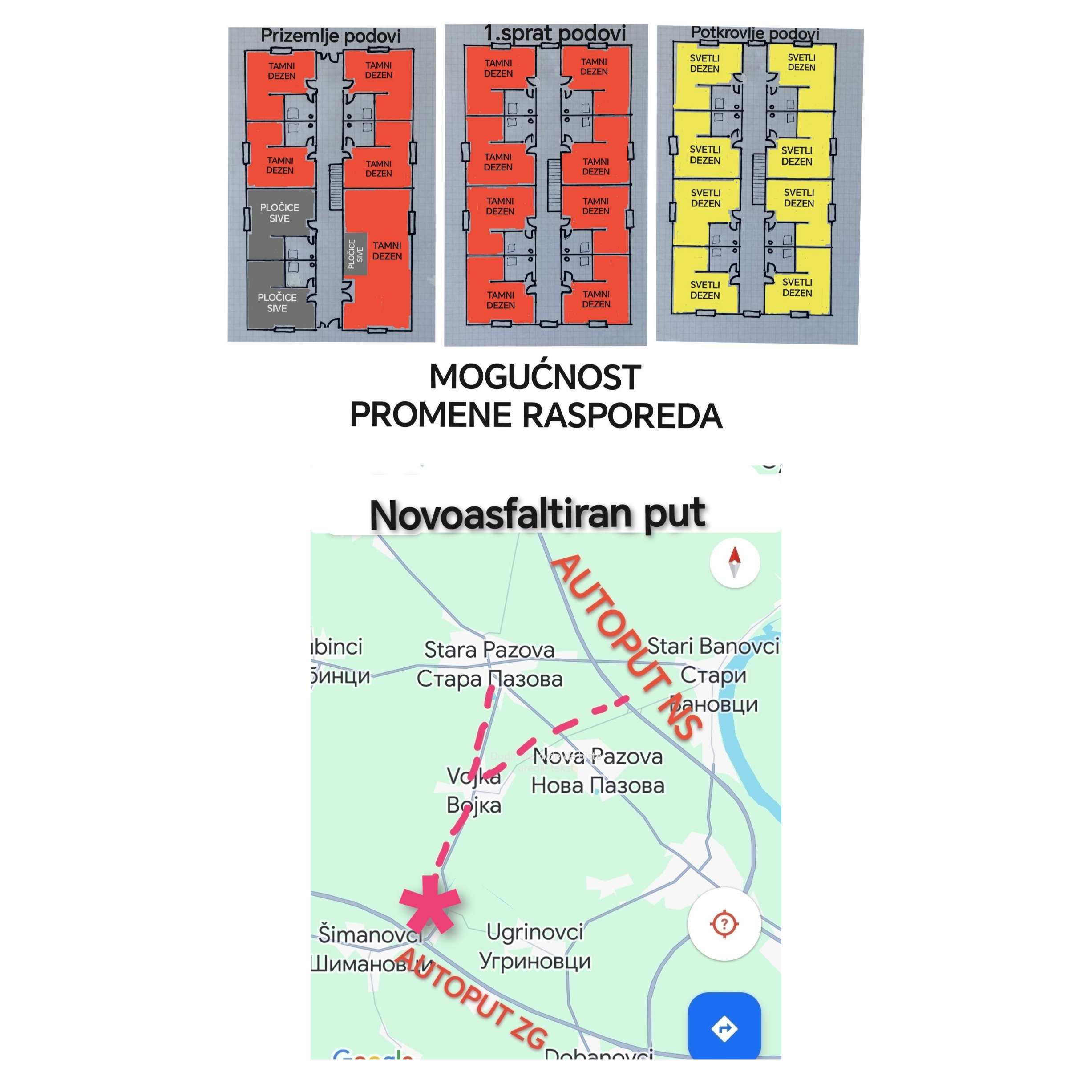 Autoput građevinsko zemljište nova zgrada 713m2 Krnješevci 8