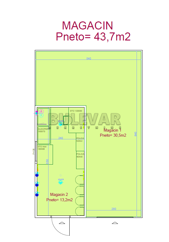 četvorosoban stan, 99 m2, Palilula, Stanoja Bunuševca ID: p-010207 19