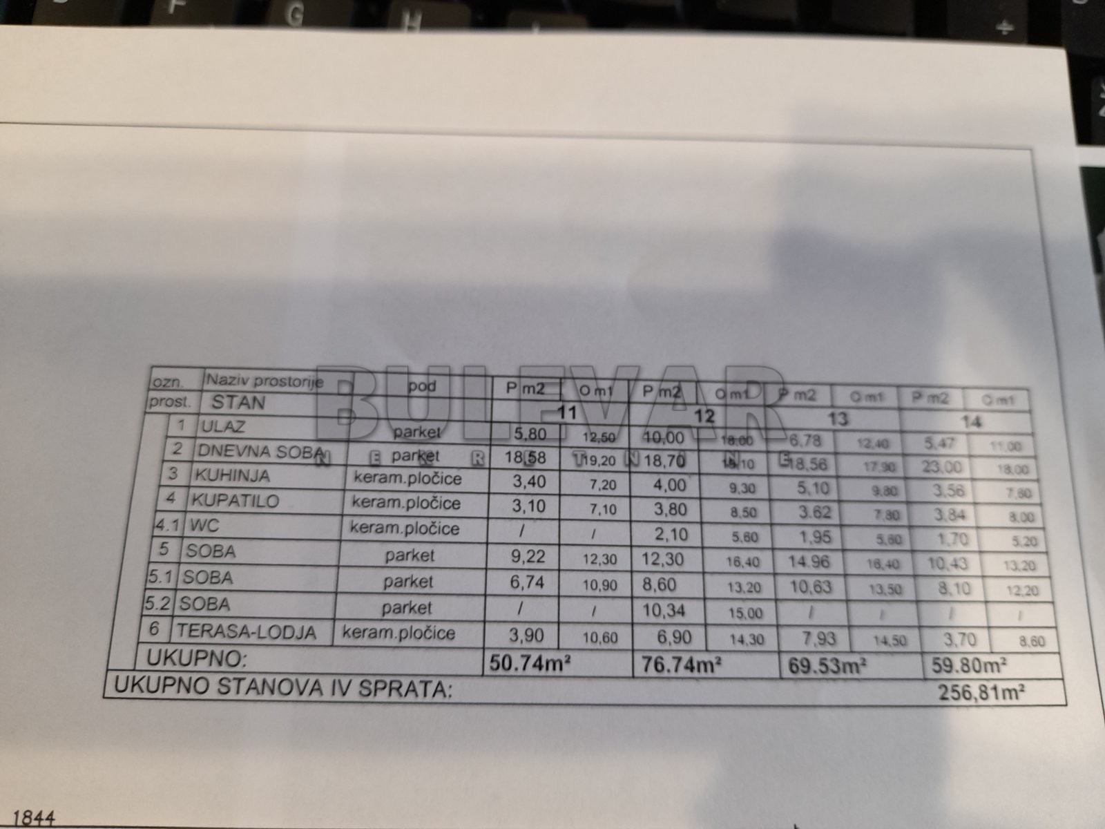 Trosoban stan, 70 m2, Centar, Grada Sirena ID: p-07955 2