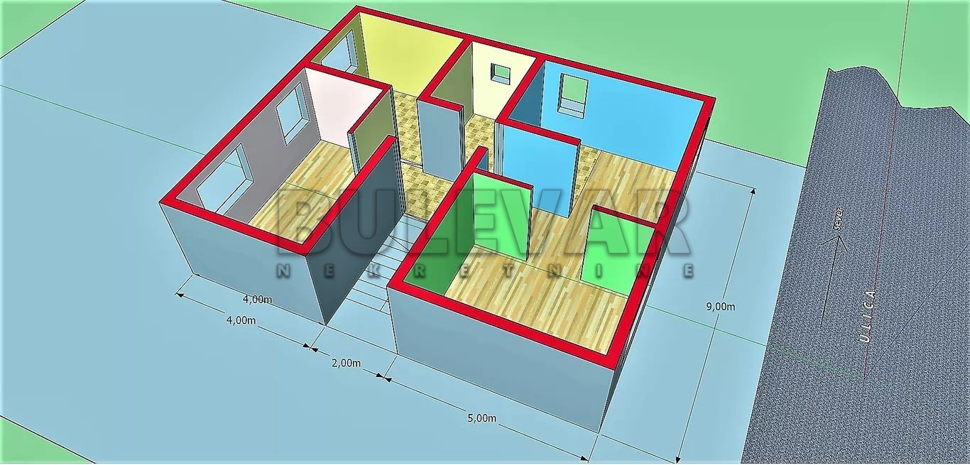 Trosoban stan, 76 m2, Durlan, Knjazevačka ID: p-03312 6