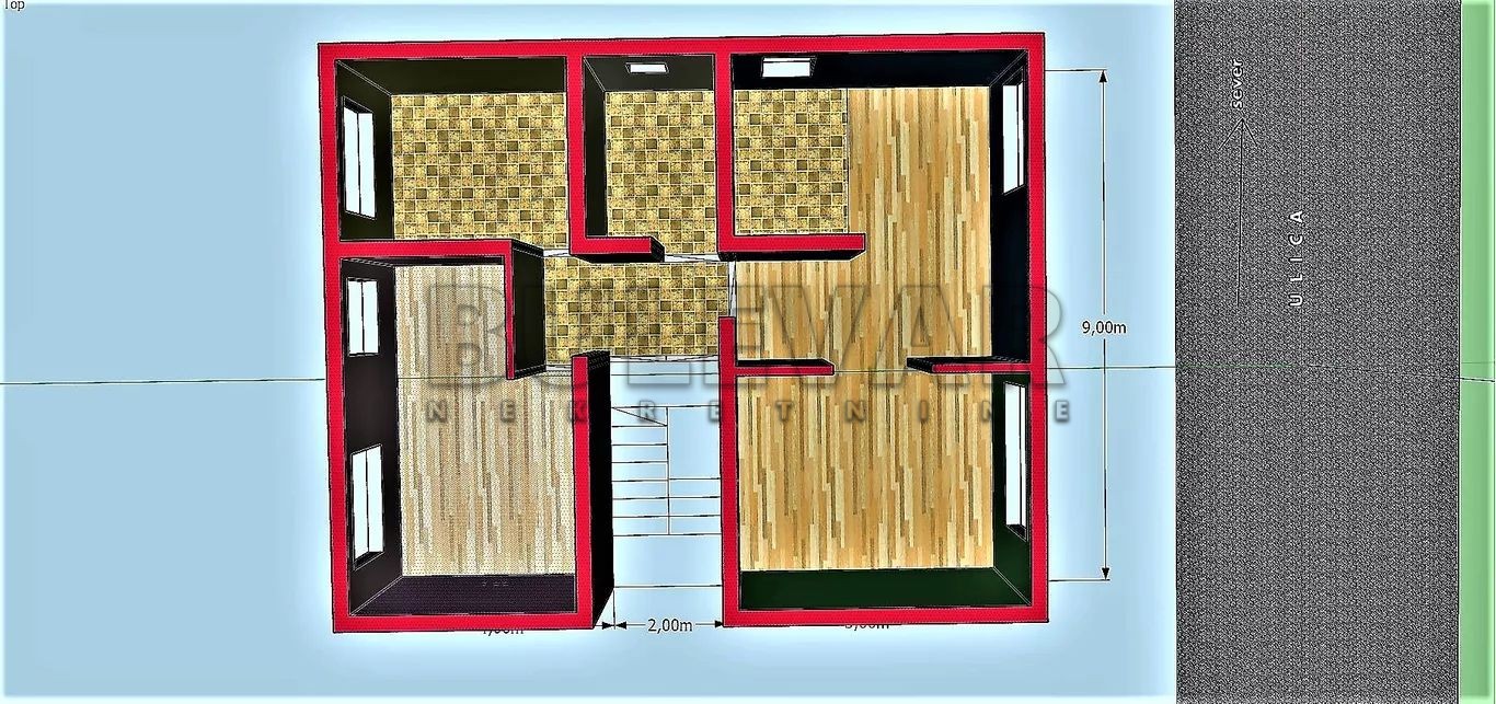 Trosoban stan, 76 m2, Durlan, Knjazevačka ID: p-03312 7