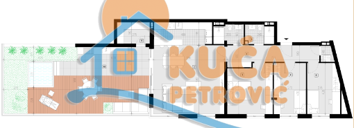 četvorosoban stan, 172.6 m2, Palilula, Rasadnik ID: p-08448 2