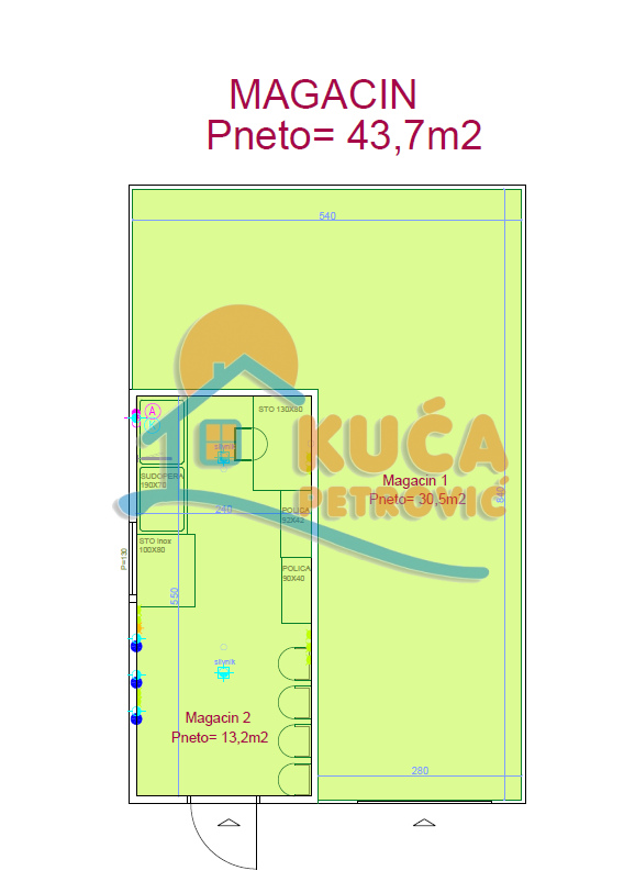 četvorosoban stan, 99 m2, Palilula, Stanoja Bunuševca ID: p-010207 19