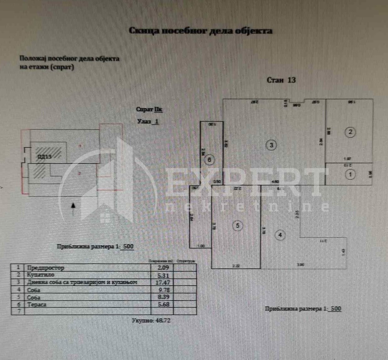 Dvosoban stan, 49 m2, Sokobanja ID: p-05850 7