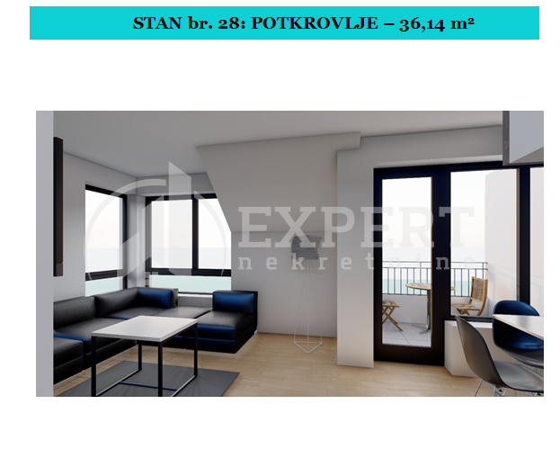 Jednosoban stan, 36.14 m2, Sokobanja ID: p-09530 5