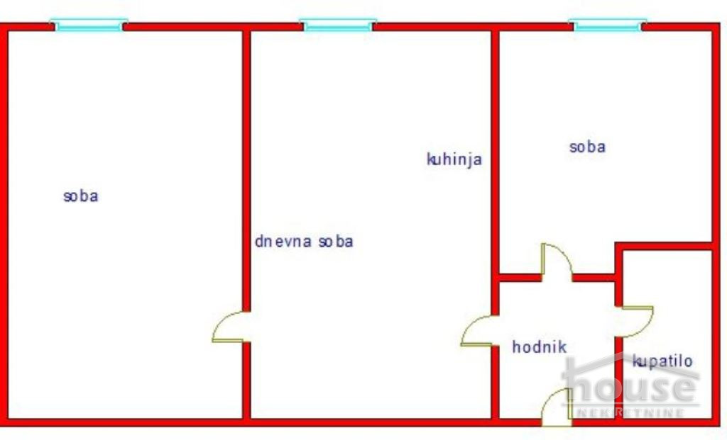 Stan,NOVI SAD,DETELINARA 48m2,103000€ , ID: 1061291 2