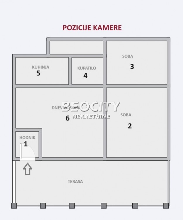 Trosoban stan, 60 m2, Južni bulevar, Kneza Stracimira ID: 108830 18