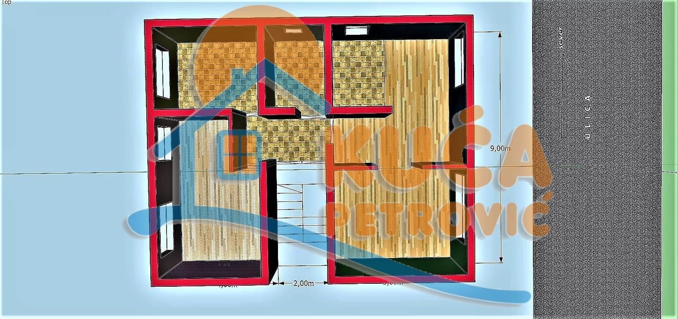 Trosoban stan, 76 m2, Durlan, Knjazevačka ID: p-03312 7