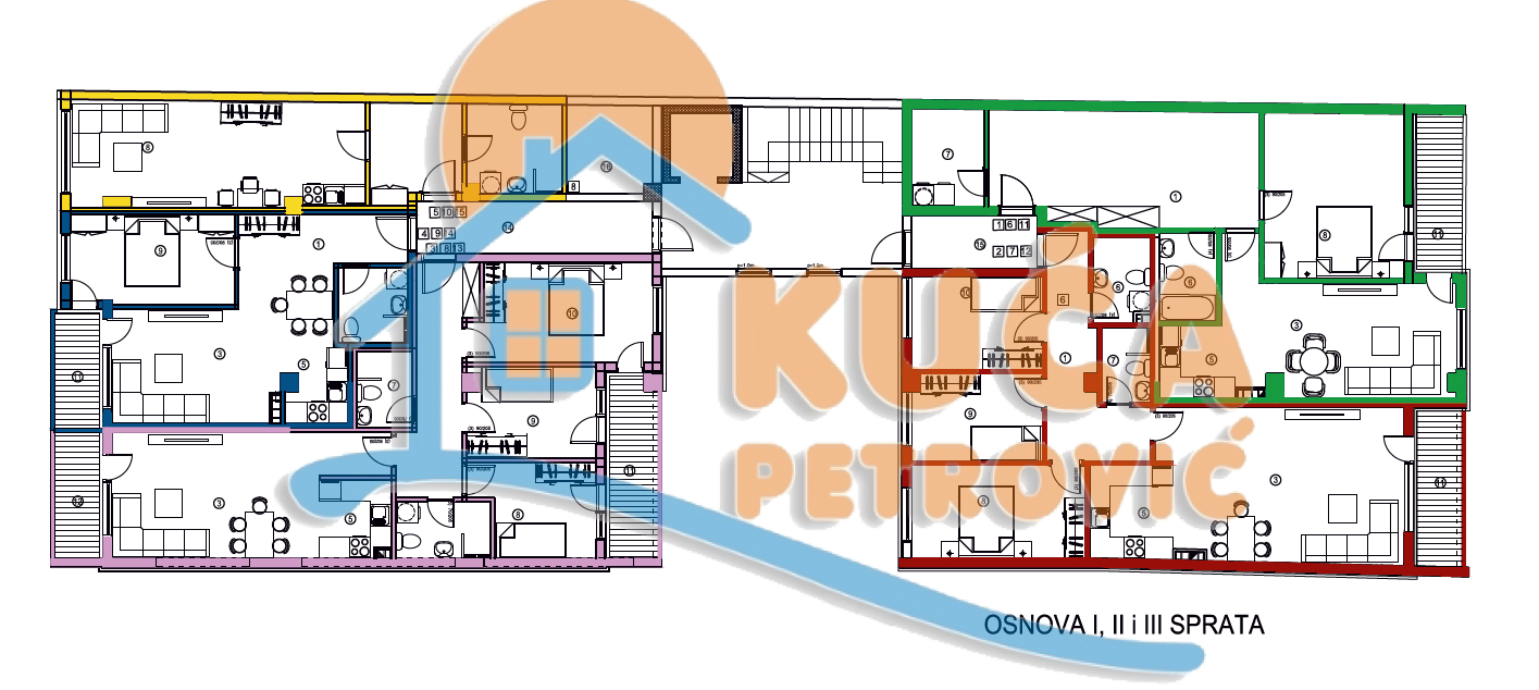 Trosoban stan, 80.46 m2, Crveni Pevac, Bulevar dr Zorana ID: p-05720 2
