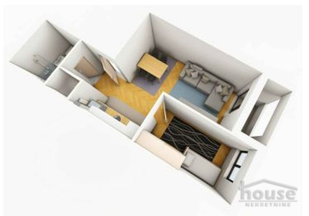 Stan,NOVI SAD,LIPOV GAJ 42m2,69220€ , ID: 1061419 1