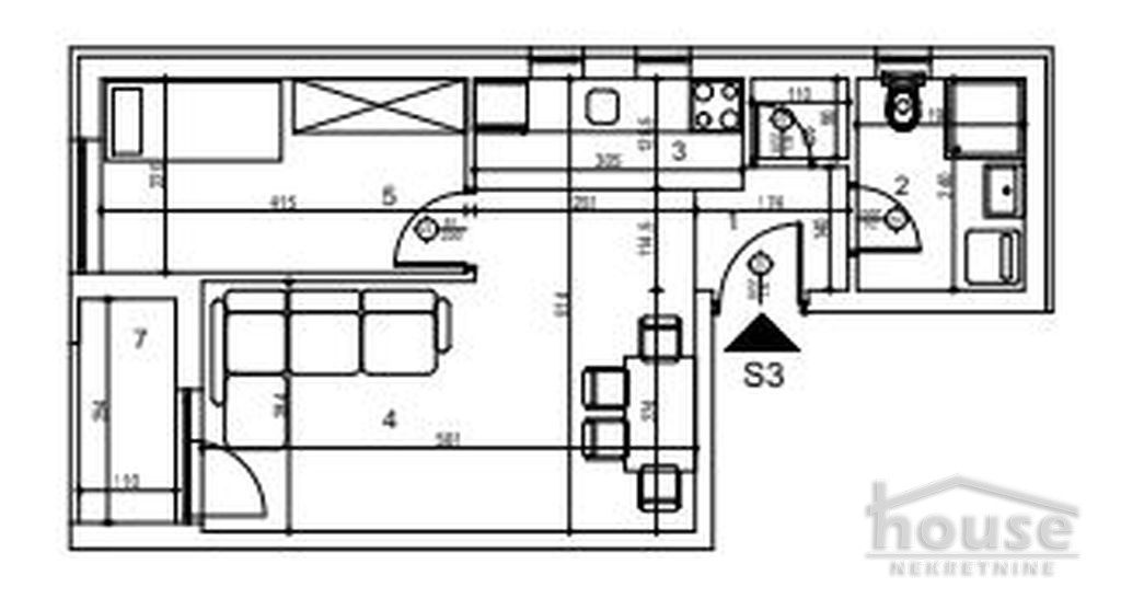 Stan,NOVI SAD,LIPOV GAJ 42m2,69220€ , ID: 1061419 2