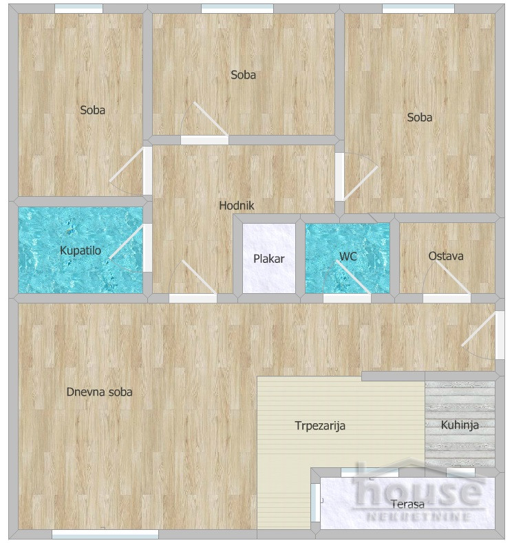 Stan,NOVI SAD,SAJAM 96m2,262600€ , ID: 1061426 24