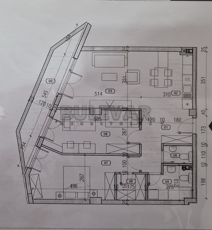 Trosoban stan, 82 m2, Centar, Zmaj Jovina ID: p-011468 3