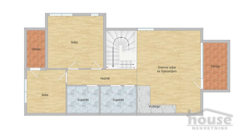 Stan,PETROVARADIN,ALIBEGOVAC 92m2,165830€ , ID: 1061574 2