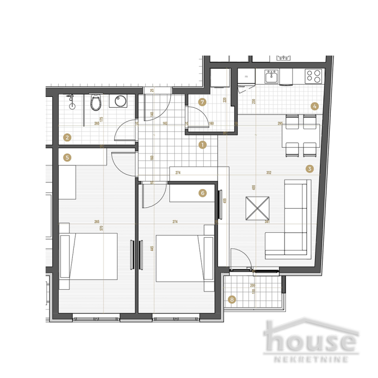 Stan,PETROVARADIN,PETROVARADIN 66m2,136900€ , ID: 1057353 20