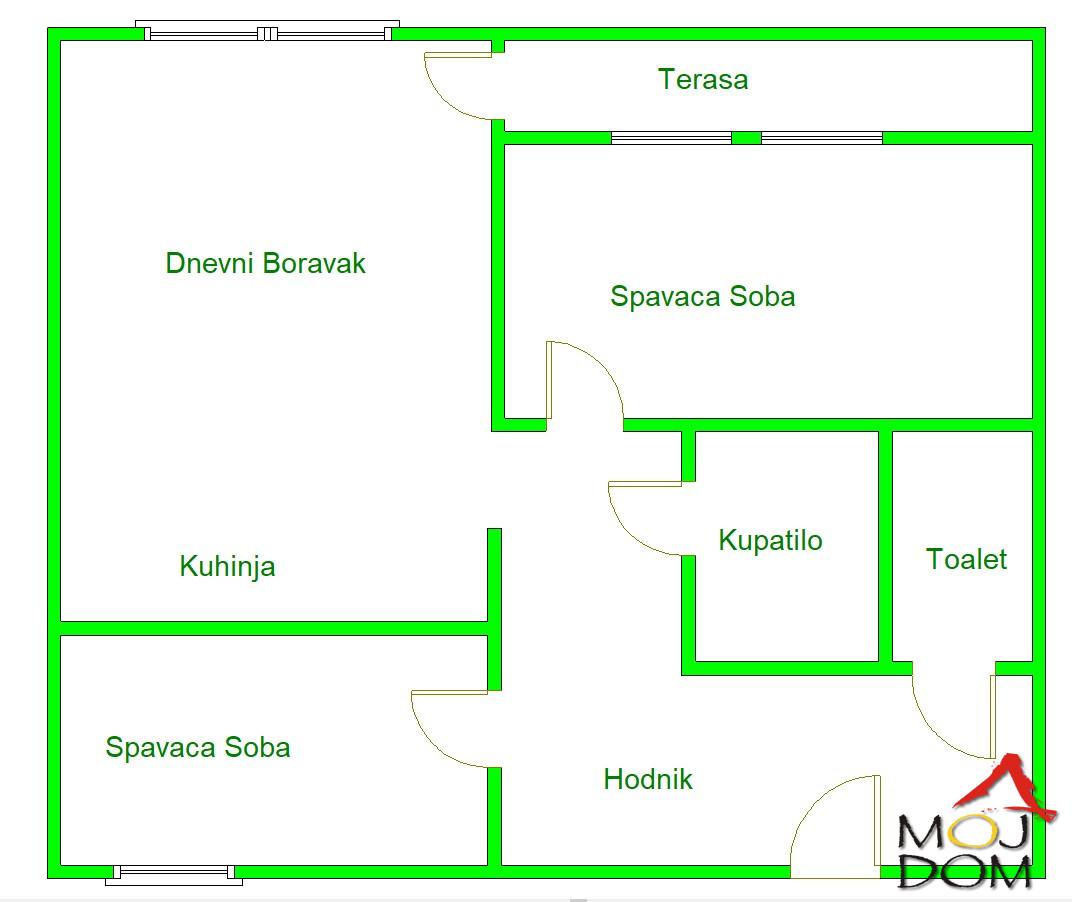 Stan,NOVI SAD,ROTKVARIJA,kv: 53, € 166860, ID: 1028379 7