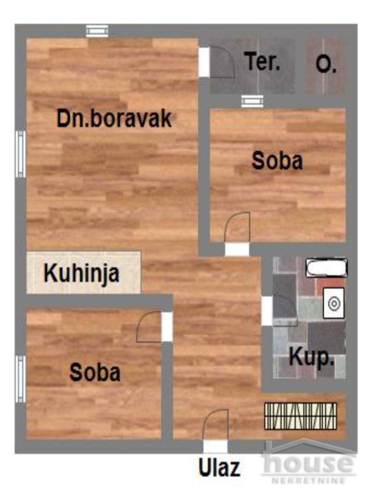 Stan,NOVI SAD,ADICE 40m2,80340€ , ID: 1060864 2