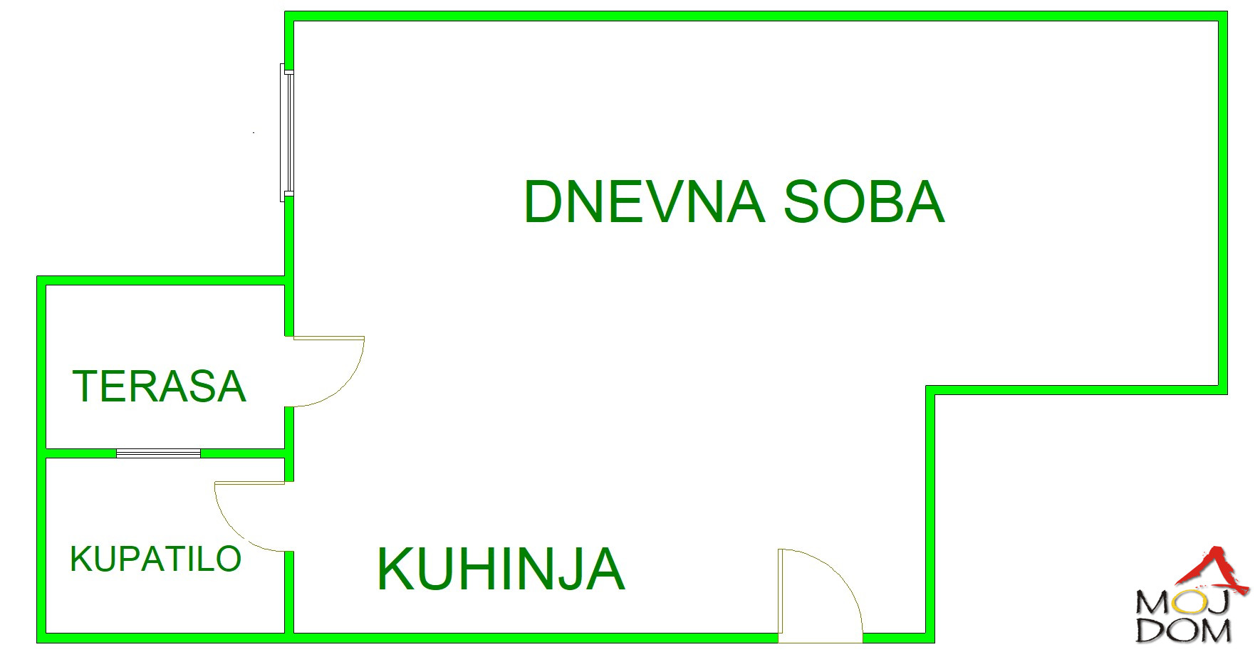 Stan,NOVI SAD,CENTAR,kv: 24, € 79300, ID: 1028396 7