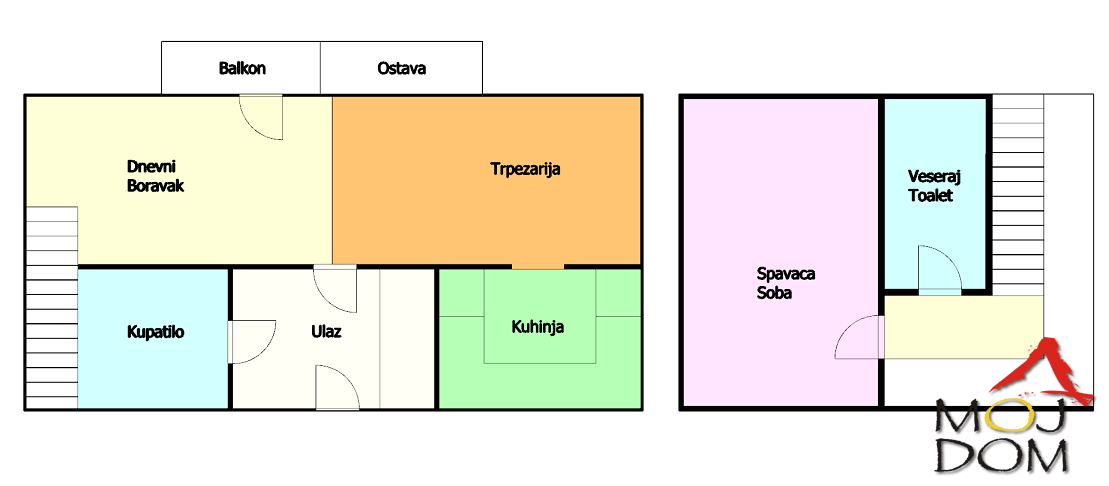 Stan,NOVI SAD,NOVA DETELINARA,kv: 56, € 106700, ID: 1028425 19