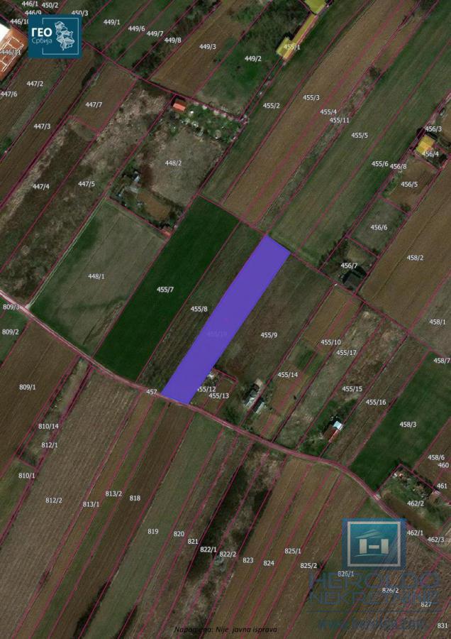 Plac u građevinskom području na Vinoračkom putu 1