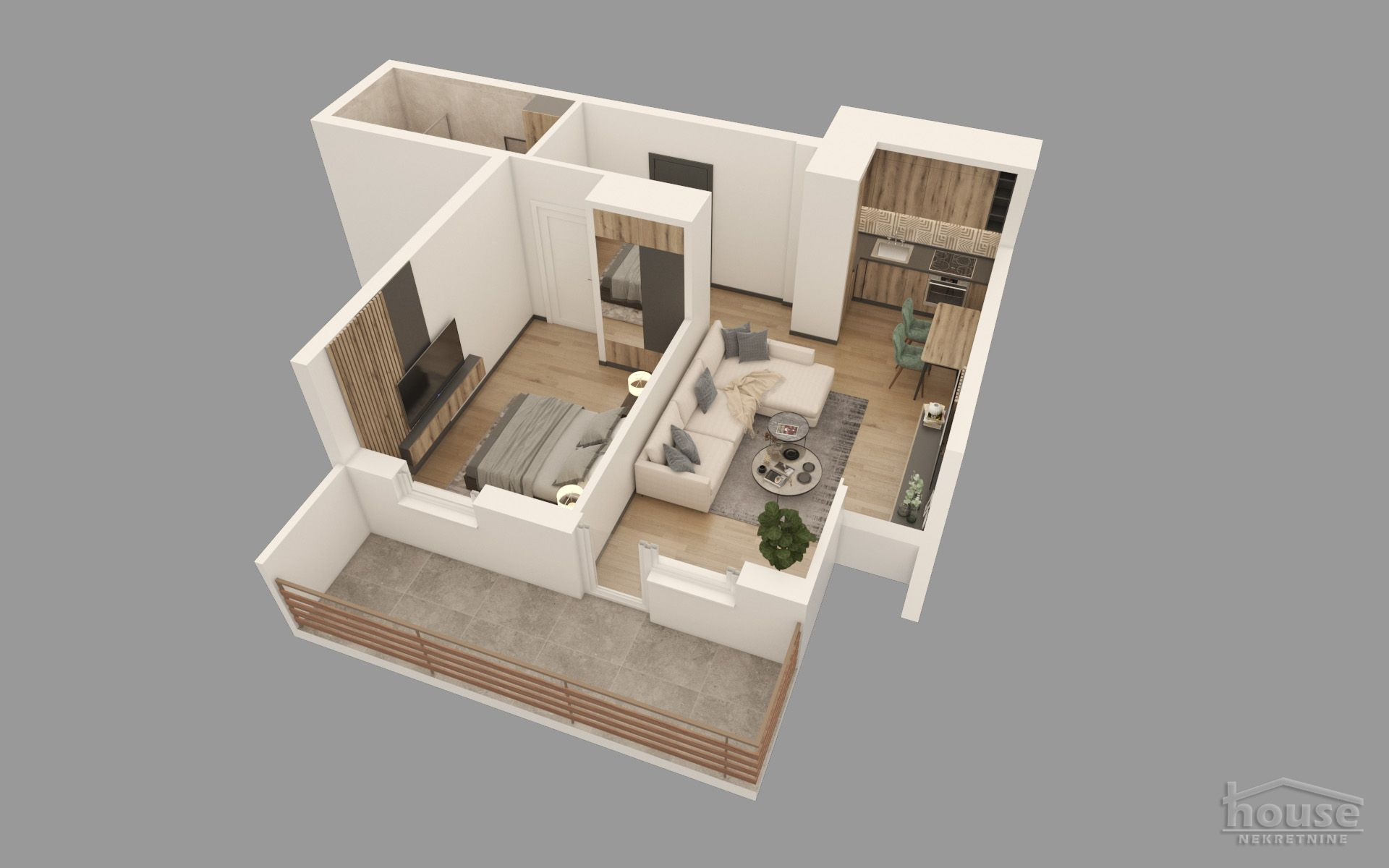 Stan,KOPAONIK,VIKEND NASELJE 47m2,92690€ , ID: 1061755 1