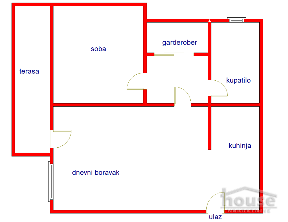 Stan,NOVI SAD,CENTAR 38m2,97850€ , ID: 1061795 15