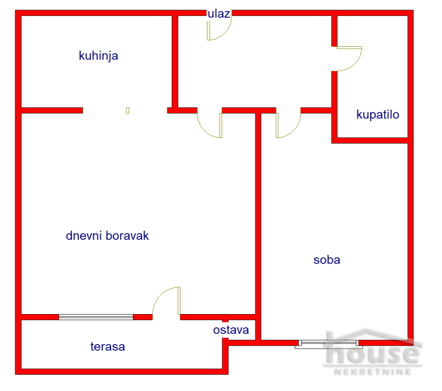 Stan,PETROVARADIN,PETROVARADIN 53m2,128290€ , ID: 1061924 2