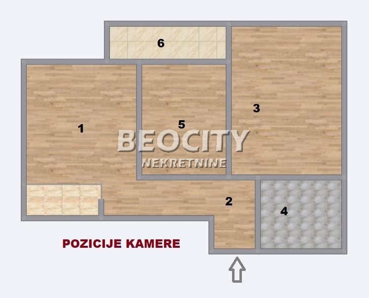 Trosoban stan, 65 m2, Vračar ID: 96678 15