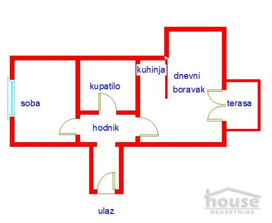 Stan,NOVI SAD,PODBARA 39m2,115000€ , ID: 1061951 2
