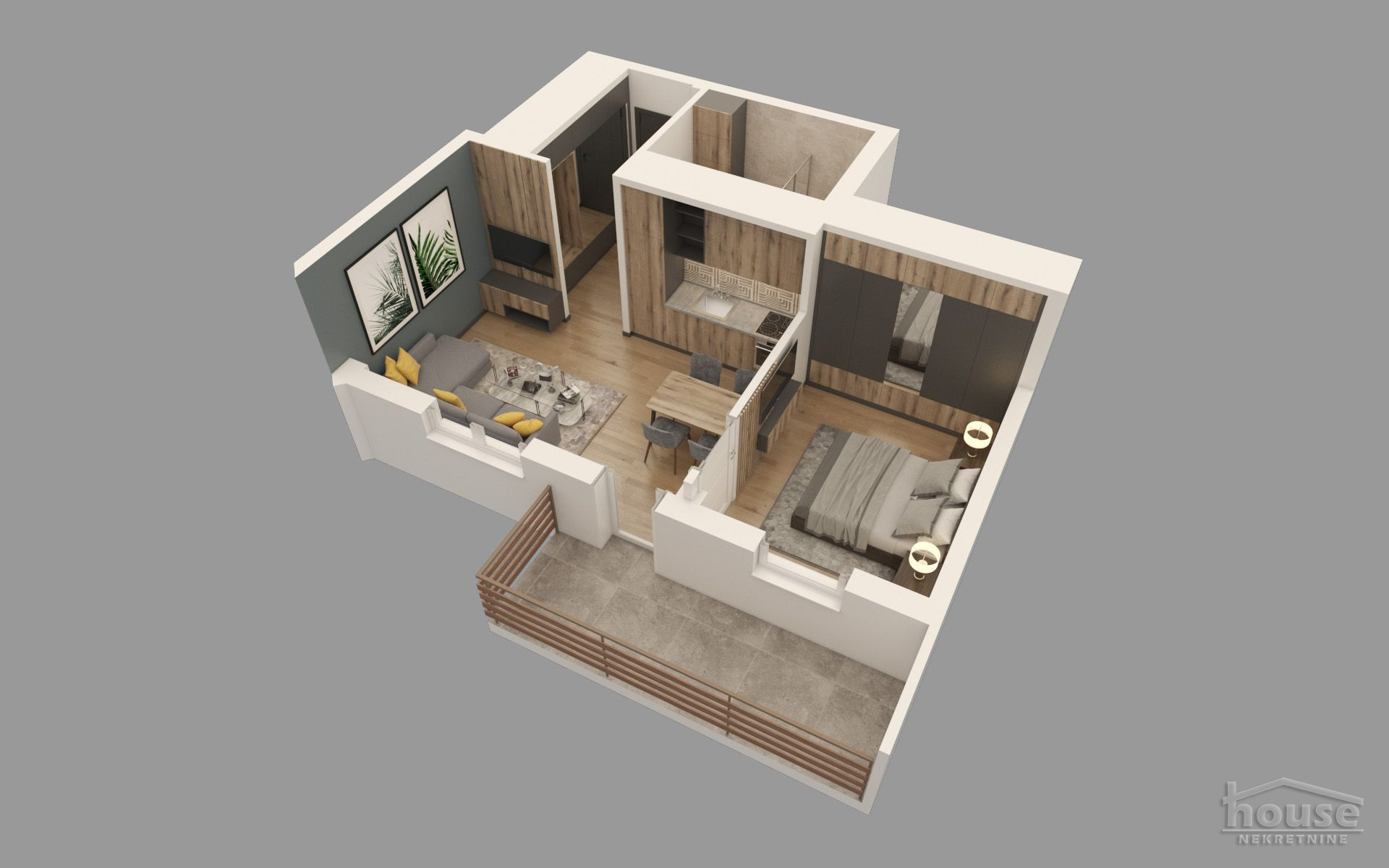 Stan,KOPAONIK,VIKEND NASELJE 42m2,83930€ , ID: 1061750 1