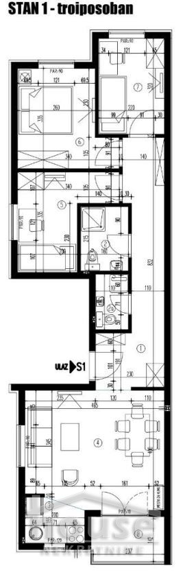 Stan,NOVI SAD,KLISA 67m2,106970€ , ID: 1061967 1