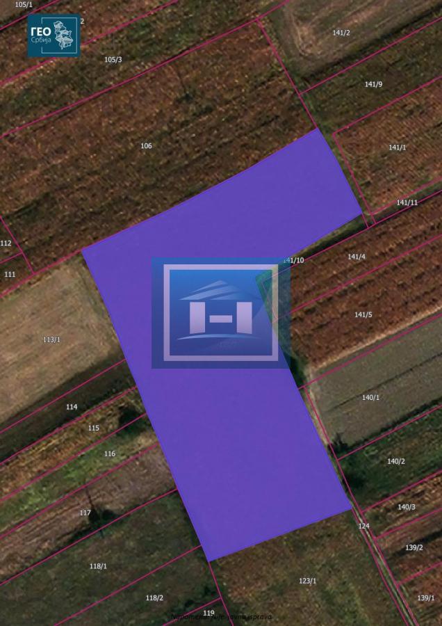 Poljoprivredno zemljište na Ćuprijskom putu od 55.28a 1