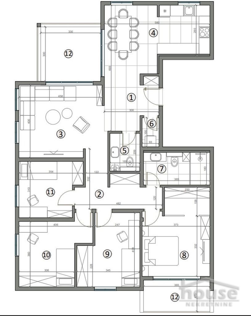 Stan,NOVI SAD,TELEP 135m2,319300€ , ID: 1061260 1