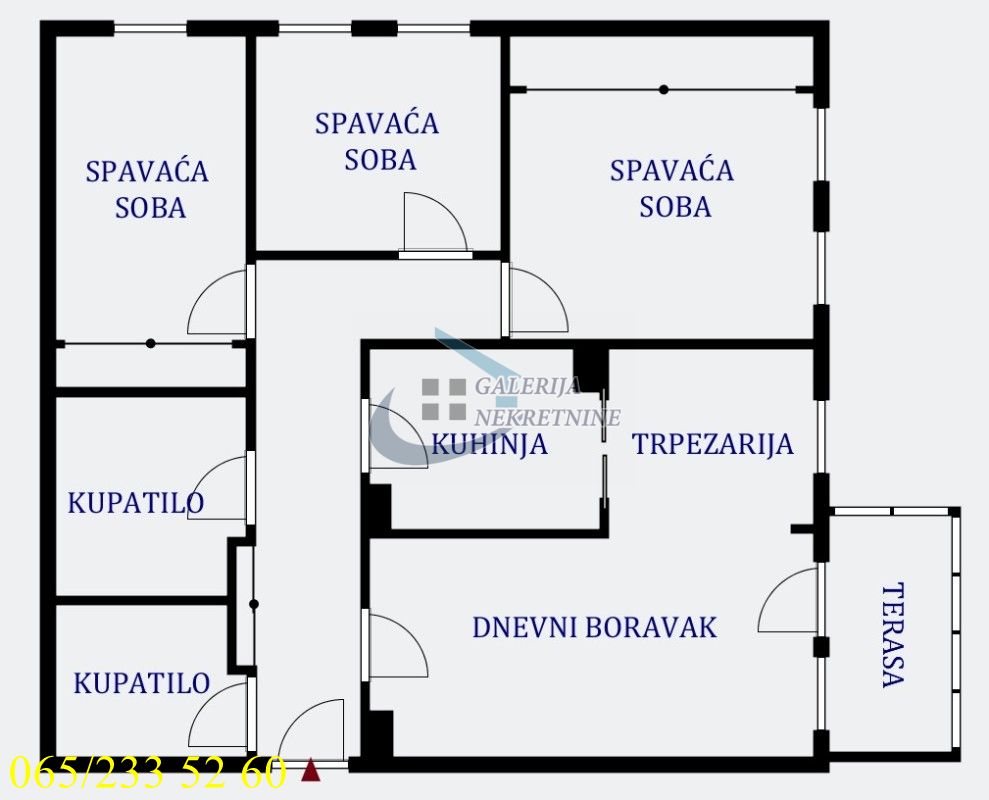 Novi Beograd  Belville   Bulevar Crvene Armije 94m2 4