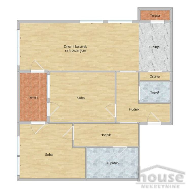 Stan,NOVI SAD,LIMAN 4 97m2,269760€ , ID: 1062278 2