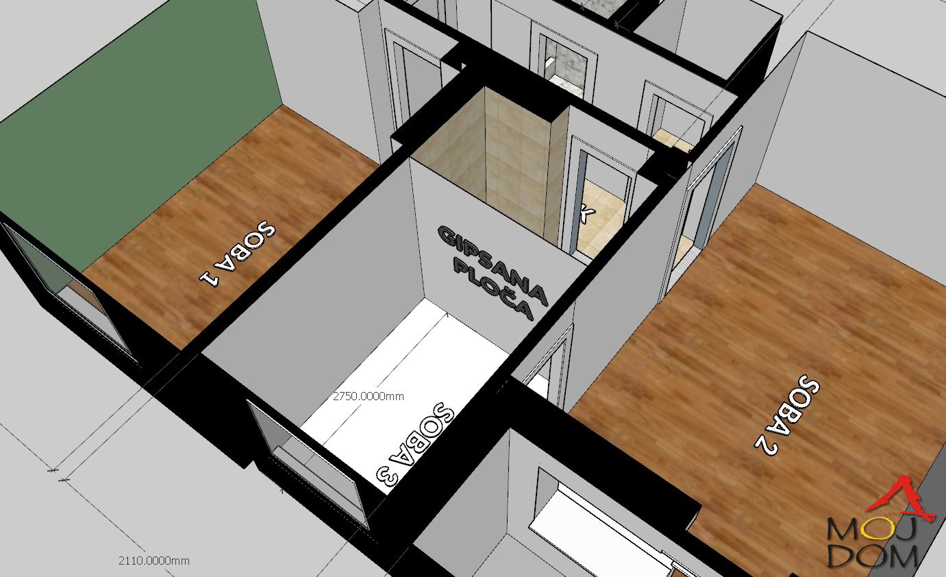 Stan,NOVI SAD,ROTKVARIJA,kv: 51, € 133900, ID: 1028474 10