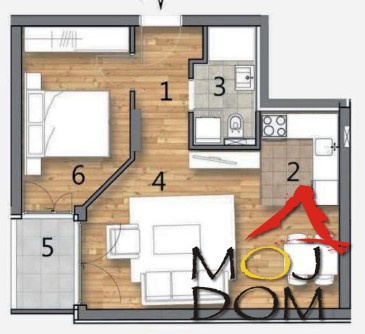 Stan,NOVI SAD,TELEP,kv: 44, € 112200, ID: 1028884 7